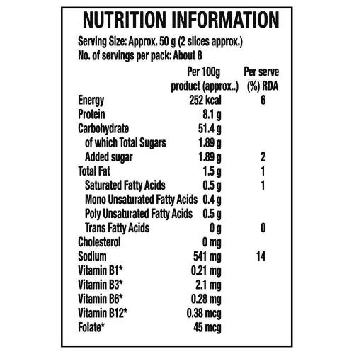 Britannia Atta Bread 400 gm
