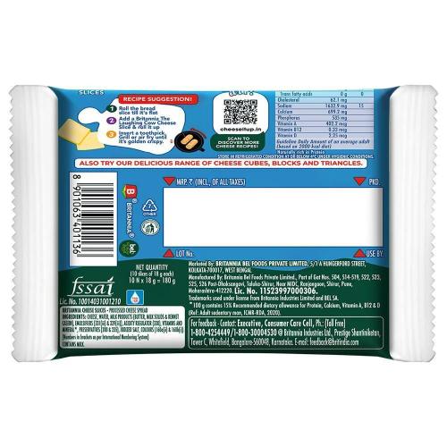 Britannia Cheese Slice 180 gm