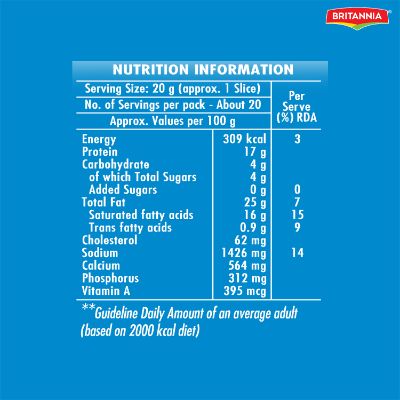 Britannia Cheese Slice 400 gm