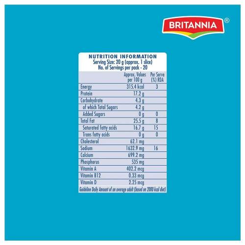 Britannia Cheese Slice 400 gm
