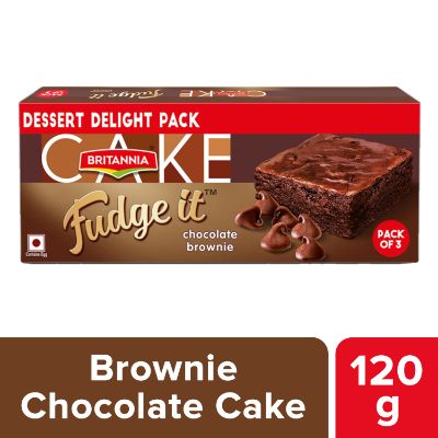 Britannia Fudgeit Browine Cake Combi 120 g