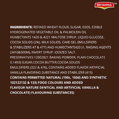 Britannia Gobbles Choco Cake 120 gm