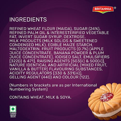 Britannia Jim Jam Cream Biscuit 100 g