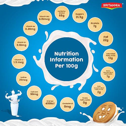 Britannia Milk Bikis Cream Biscuit 100 g