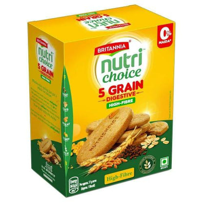 Britannia Nutri Choice 5 Grain Digestive Biscuits 200 gm