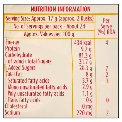 Britannia Rusk 400 gm