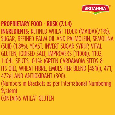 Britannia Toastea Premium Rusk 654 gm