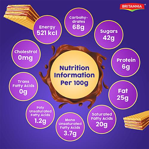 Britannia Treat Chocolate Cream Wafer 60 gm