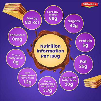 Britannia Treat Chocolate Cream Wafer 60 gm