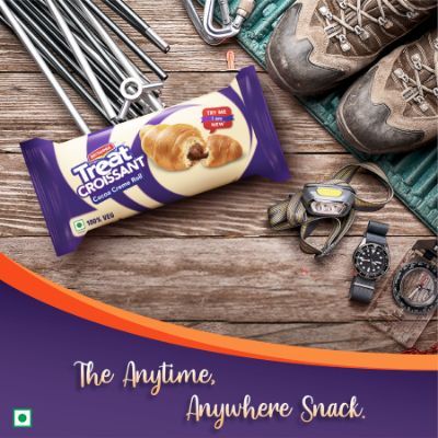 Britannia Treat Croissant Cocoa Cream 47 gm