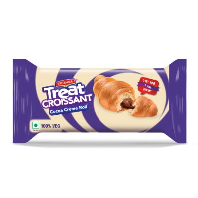 Britannia Treat Croissant Cocoa Cream 47 Gm