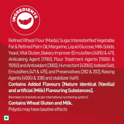 Britannia Treat Croissant Vanilla Cream 47 gm