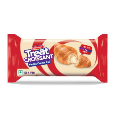 Britannia Treat Croissant Vanilla Cream 47 g