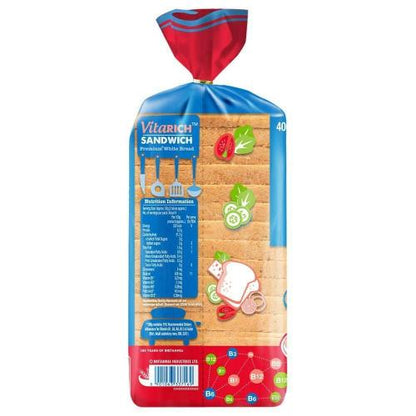 Britannia Vitarich Sandwich Premium White Bread 400 g