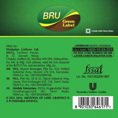 Bru Green Label Coffee 100 g