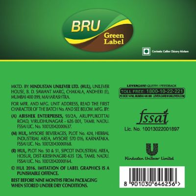 Bru Green Label Filter Coffee 200 Gm
