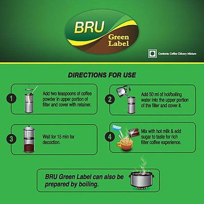 Bru Green Label Filter Coffee 200 Gm