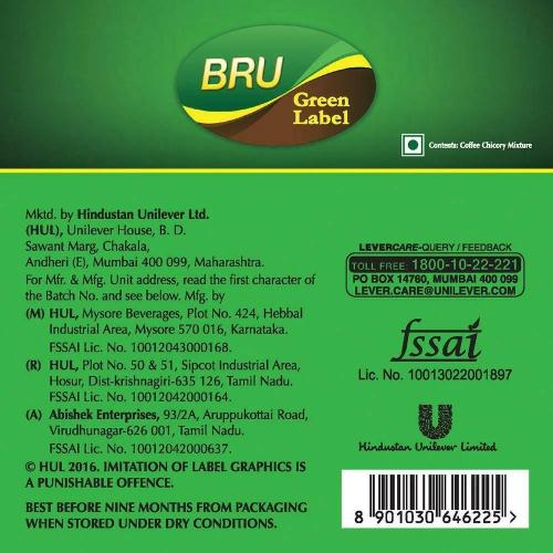 Bru Green Label Filter Coffee 500 Gm