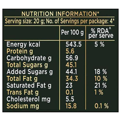 Cadbury Bournville 50% Cocoa Dark Chocolate Bar 80 gm