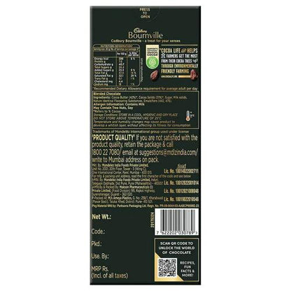 Cadbury Bournville 70% Dark Chocolate 80 g