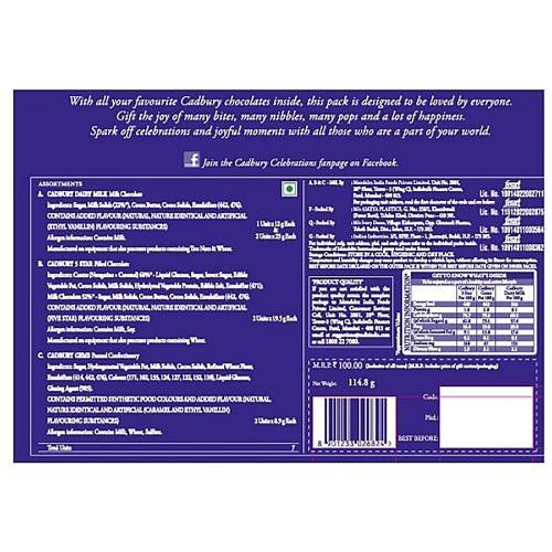 Cadbury Celebrations Assorted Chocolates Gift Box 120.2 g