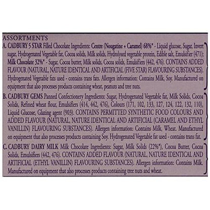 Cadbury Celebrations Assorted Chocolates Gift Box 120.2 g