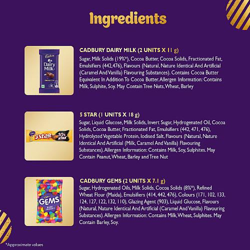Cadbury Celebrations Assorted Chocolates Gift Box 51.2 g