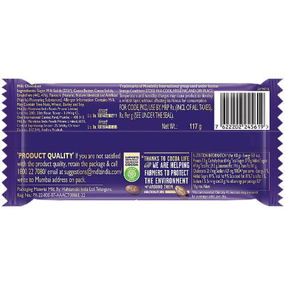 Cadbury Dairy Milk Chocolate Bar Family Pack 134 Gm