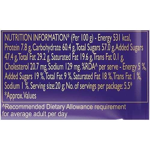 Cadbury Dairy Milk Chocolate Bar Family Pack 134 gm