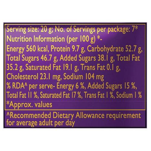 Cadbury Fruit And Nut Chocolate Bar 36 gm