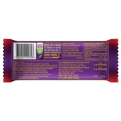 Cadbury Fruit And Nut Chocolate Bar 55 Gm