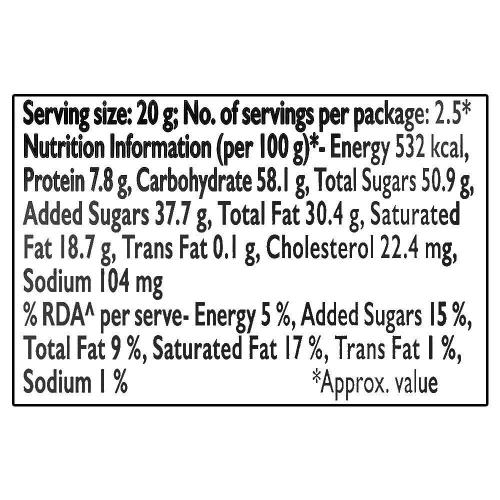 Cadbury Fruit And Nut Chocolate Bar 55 Gm