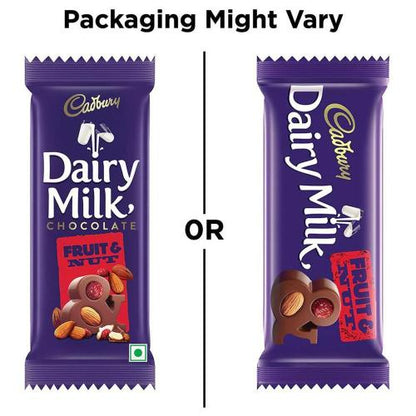 Cadbury Fruit And Nut Chocolate Bar 80 gm