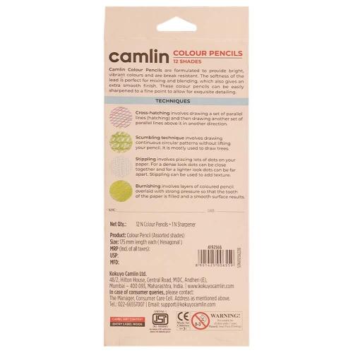 Camlin Colour Pencil Round pack of 12