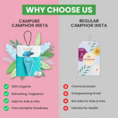 Campure Camphor Insta Cone Original 30 gm