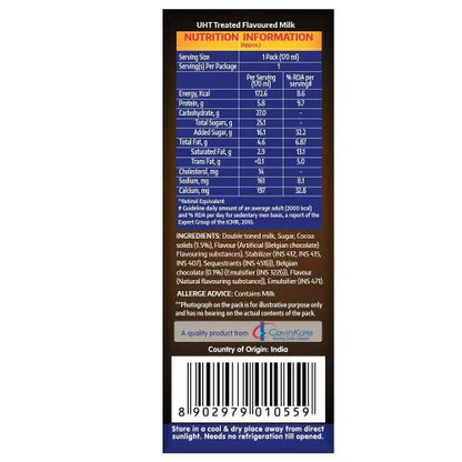 Cavin'S Belgian Chocolate Milkshake Tetrapack 180 ml