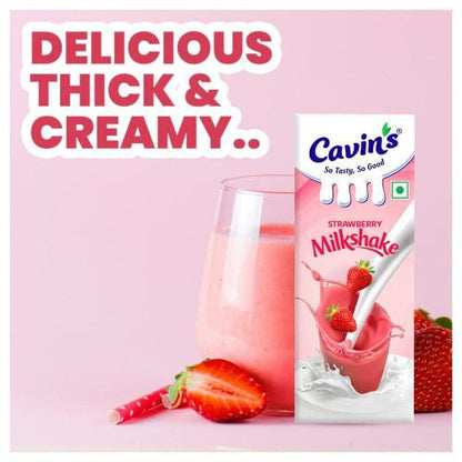 Cavin'S Milkshake Strawberry 180 ml