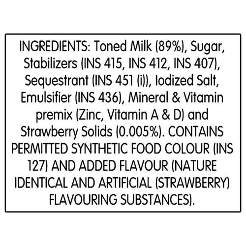 Cavin'S Milkshake Strawberry 1 ltr