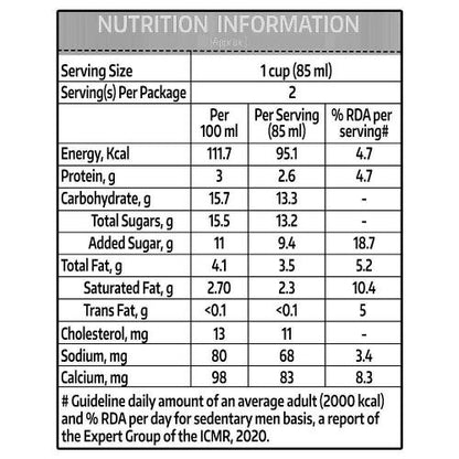 Cavin'S Milkshake Vanilla 180 ml