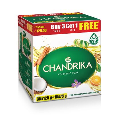 Chandrika Regular Soap 3x125 gm