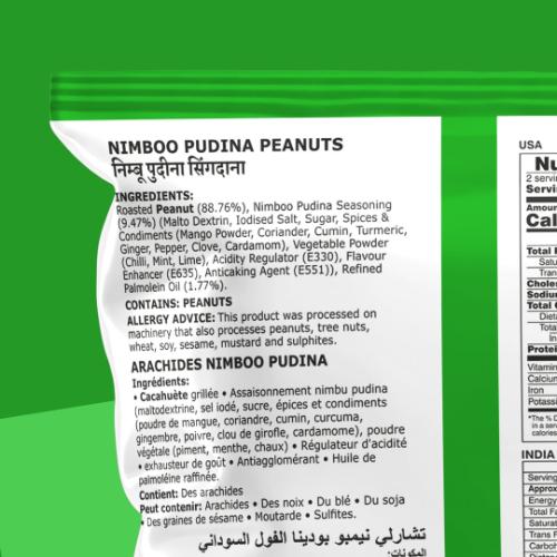 Charlie Nimboo Pudina Peanuts 140 g
