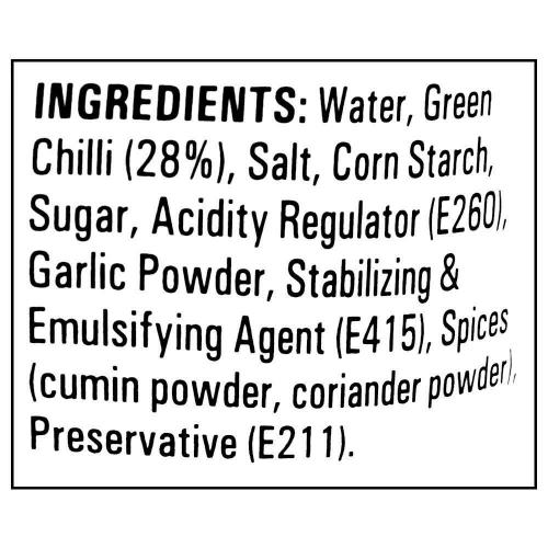 Ching'S Green Chilli Sauce Bottle 190 gm