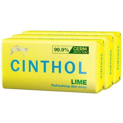 Cinthol Lime Fresh Soap 3X125 Gm