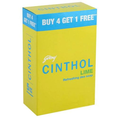 Cinthol Lime Soap 4x100 gm