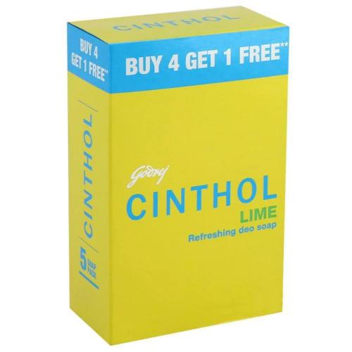 Cinthol Lime Soap 4x100 gm