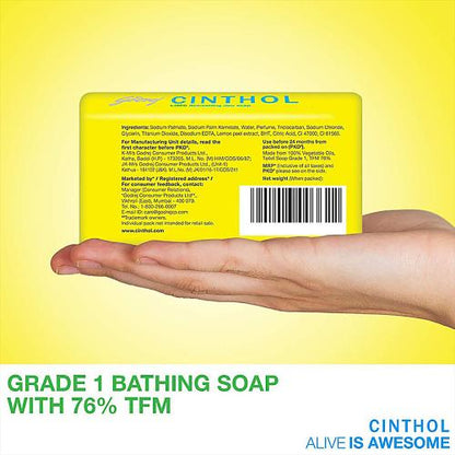 Cinthol Lime Soap 4x150 gm