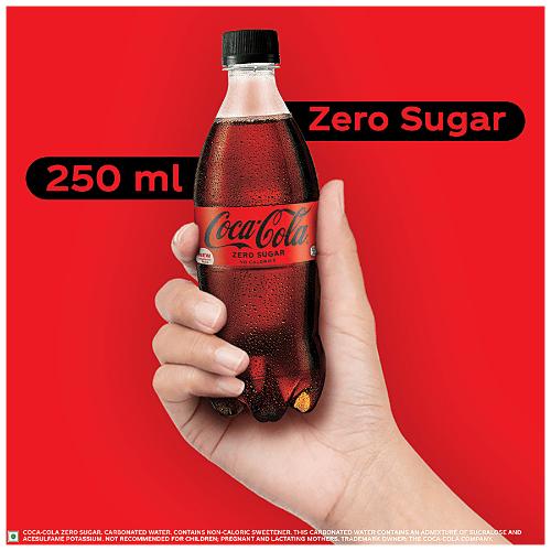 Coca Cola Zero Carbonated Soft Drink Pet Bottle 8x250 ml