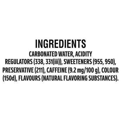 Coca Cola Zero Carbonated Soft Drink 750 ml