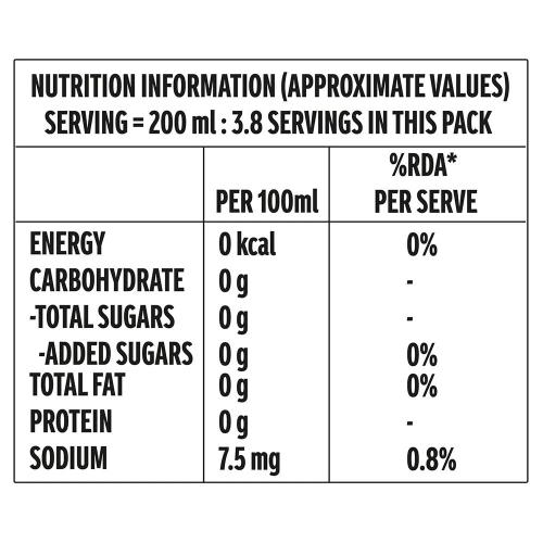 Coca Cola Zero Carbonated Soft Drink 750 Ml