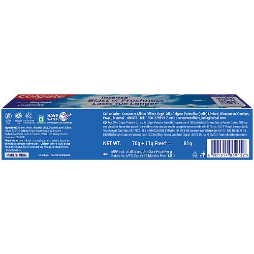 Colgate Maxfresh Blue Toothpaste 80 Gm